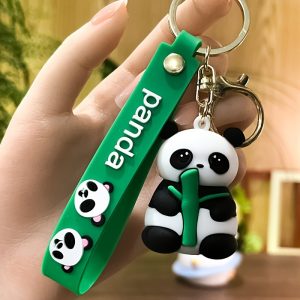 Hanging Ornament Small Gift Cute Bamboo Bear Panda Keychain Bag Doll Sichuan Giant Panda